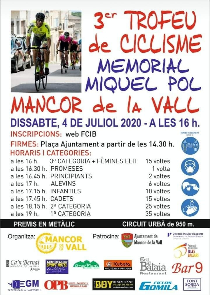 3er TROFEU DE CICLISME MEMORIAL MIQUEL POL