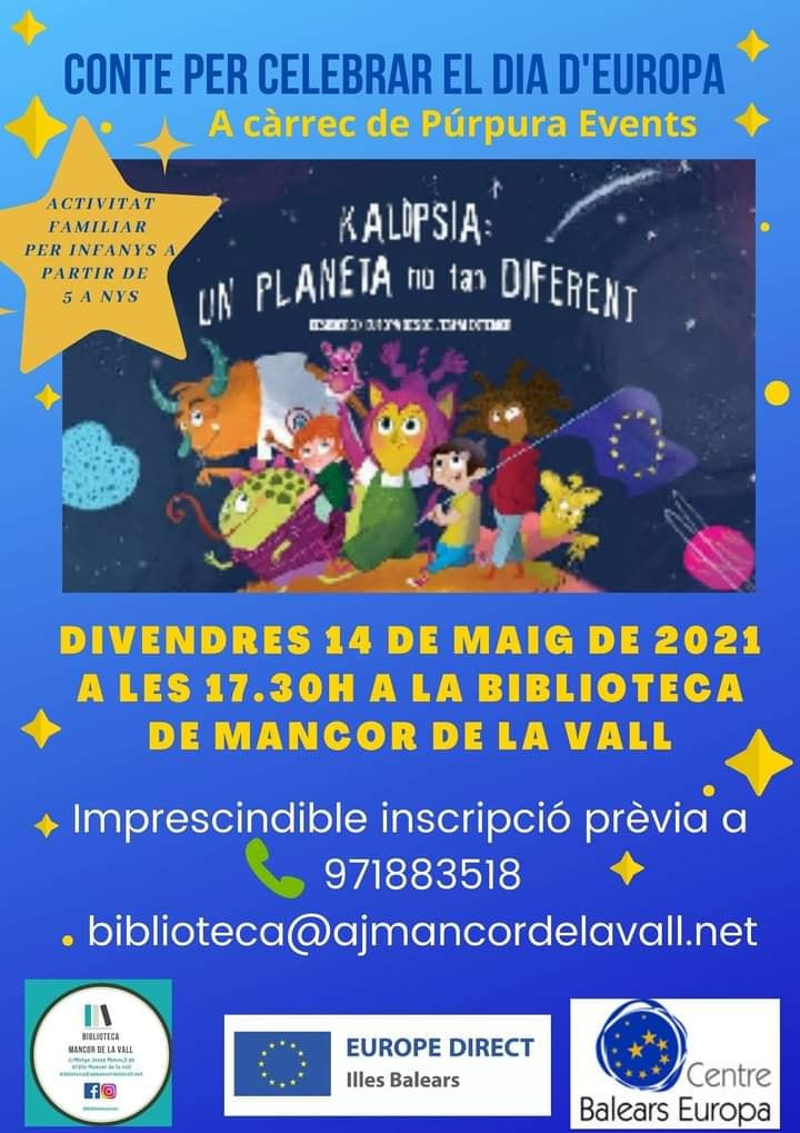 Contacontes per celebrar el dia d'Europa