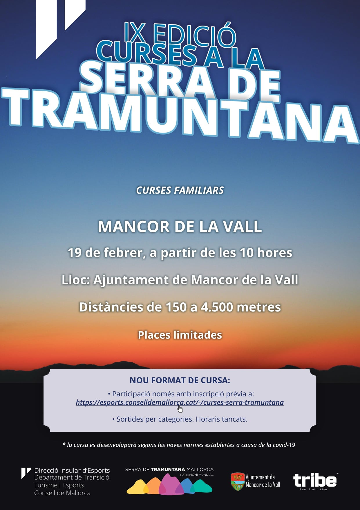 CURSA INFANTIL SERRA DE TRAMUNTANA A MANCOR DE LA VALL