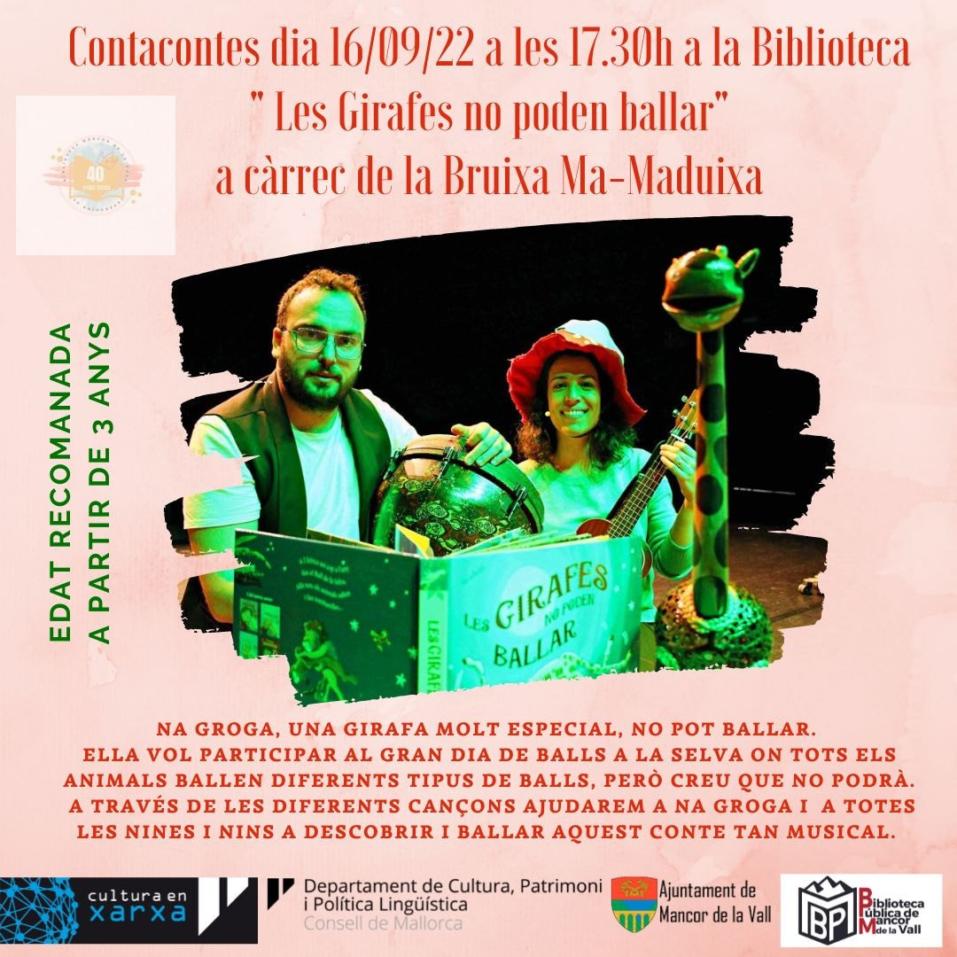 CONTACONTES: "LES GIRAFES NO PODEN BALLAR"