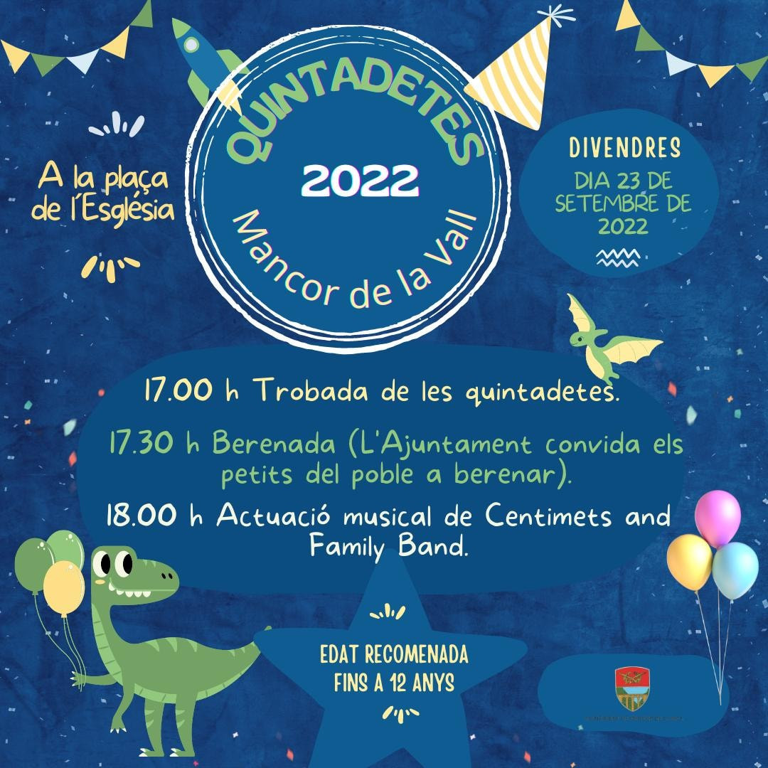 FESTA DE LES QUINTADETES 2022