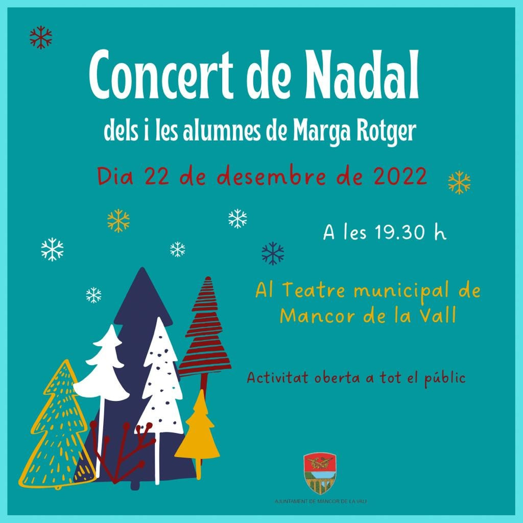 Concert de Nadal dels i les alumnes de Marga Rotger