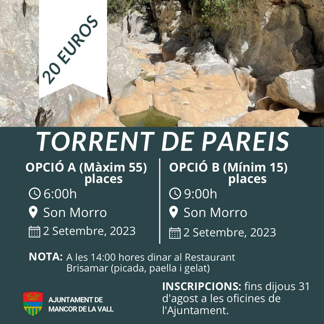 Excursió al torrent de Pareis