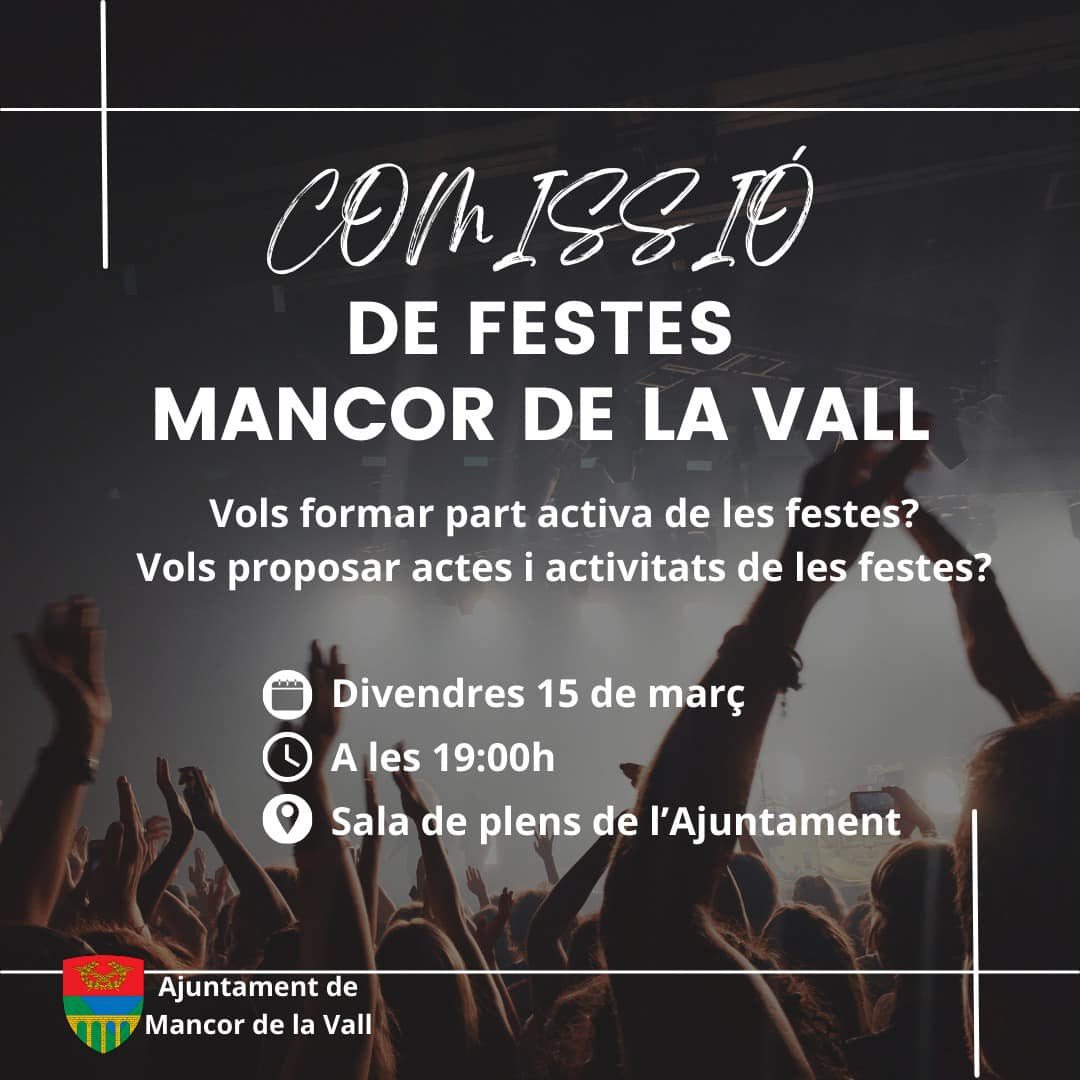 Comissió de festes de Mancor de la Vall