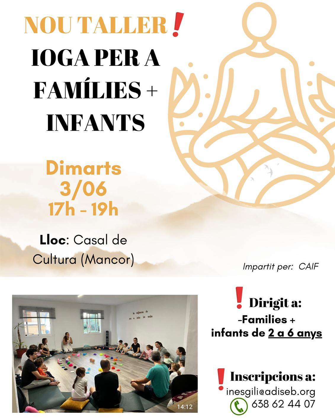 Taller de ioga en família