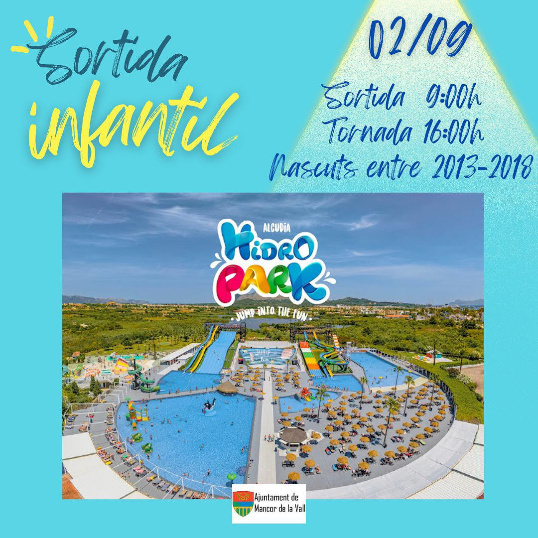 SORTIDA INFANTIL  HYDROPARK ALCÚDIA
