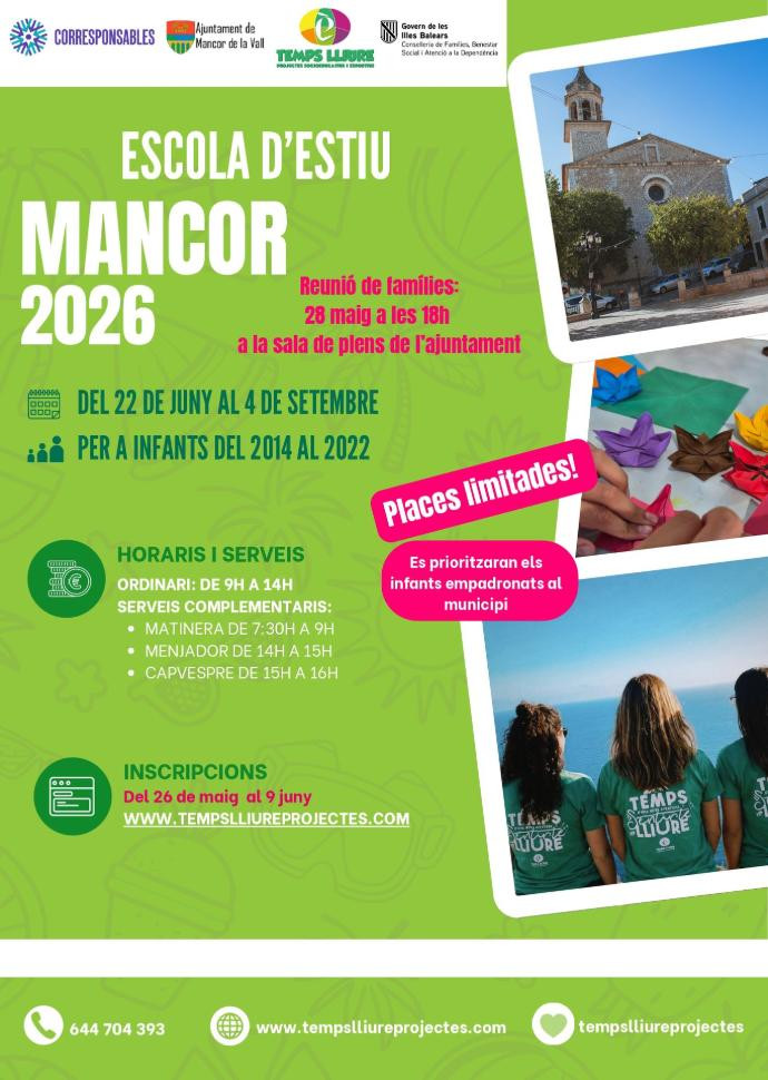 escola estiu mancor de lavall