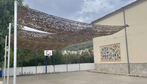 ombrejos als centres escolars